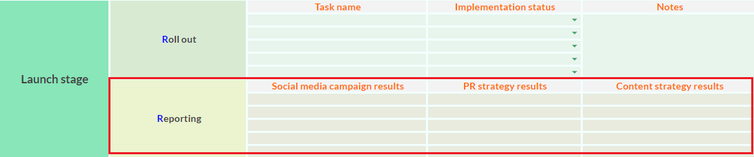 Product Launch Marketing Plan Template example