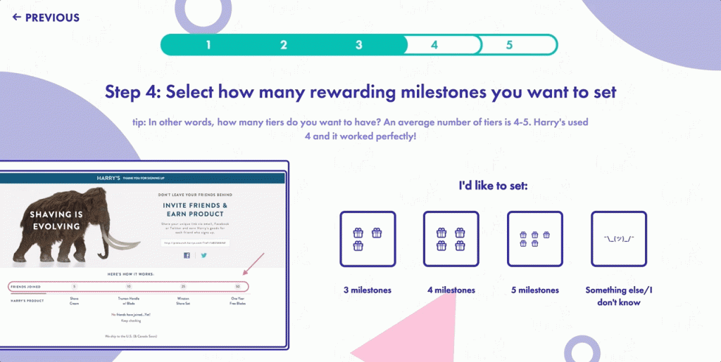 How to build a Harry's pre-launch referral program in 4 simple steps