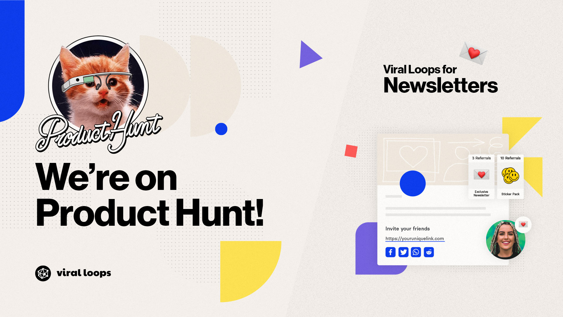 Viral Loops for Newsletters is LIVE on Product Hunt!