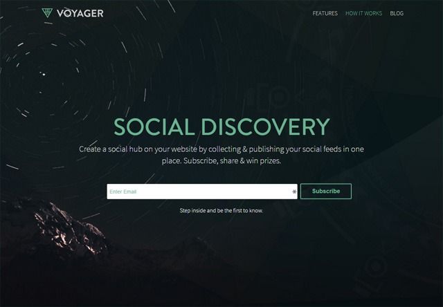 voyager coming soon page