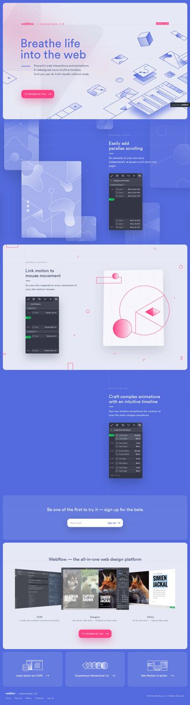 webflow interactions coming soon page