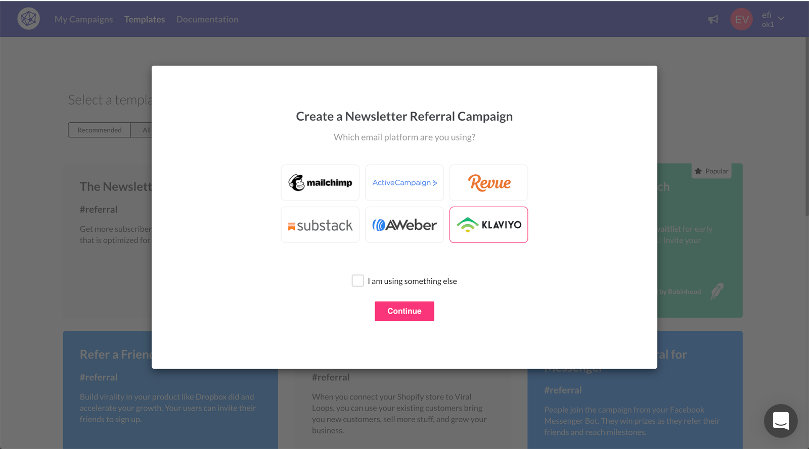 Klaviyo Integration for the Newsletter Referral