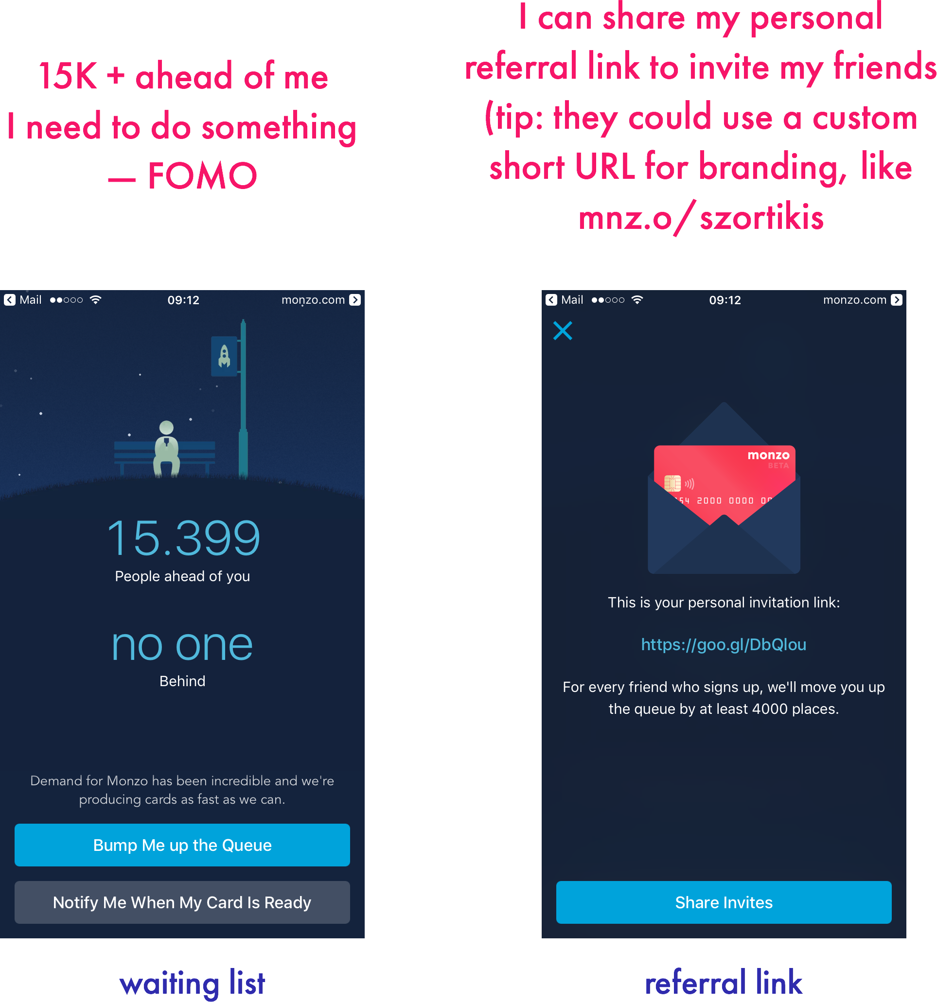 What are some examples of great UX for “Invite Friends”?