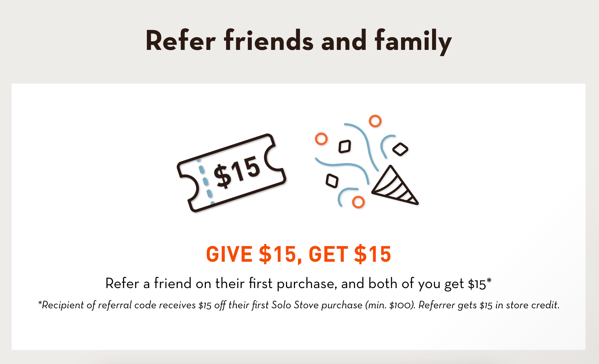 Solo Stove Referral Program