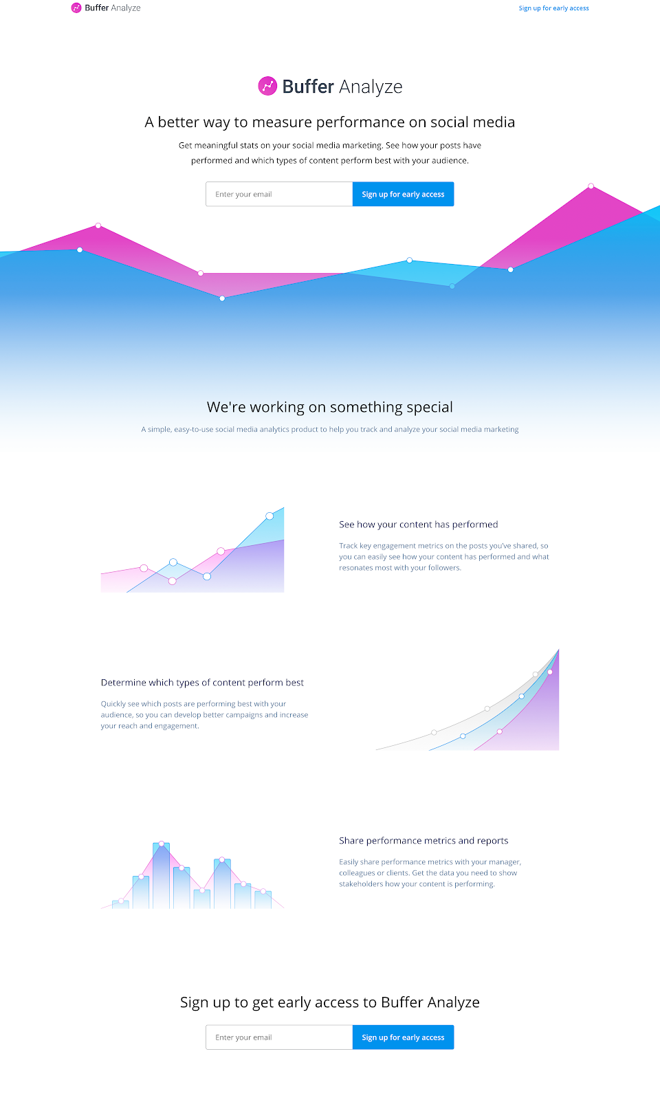 buffer analyze coming soon page