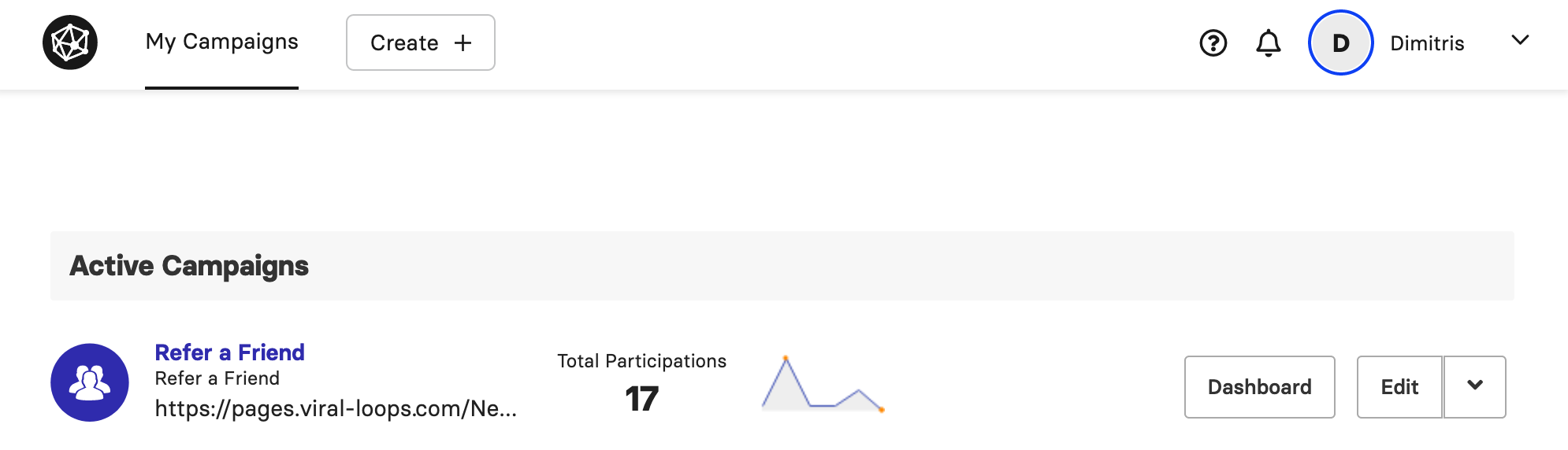 Viral Loops campaigns